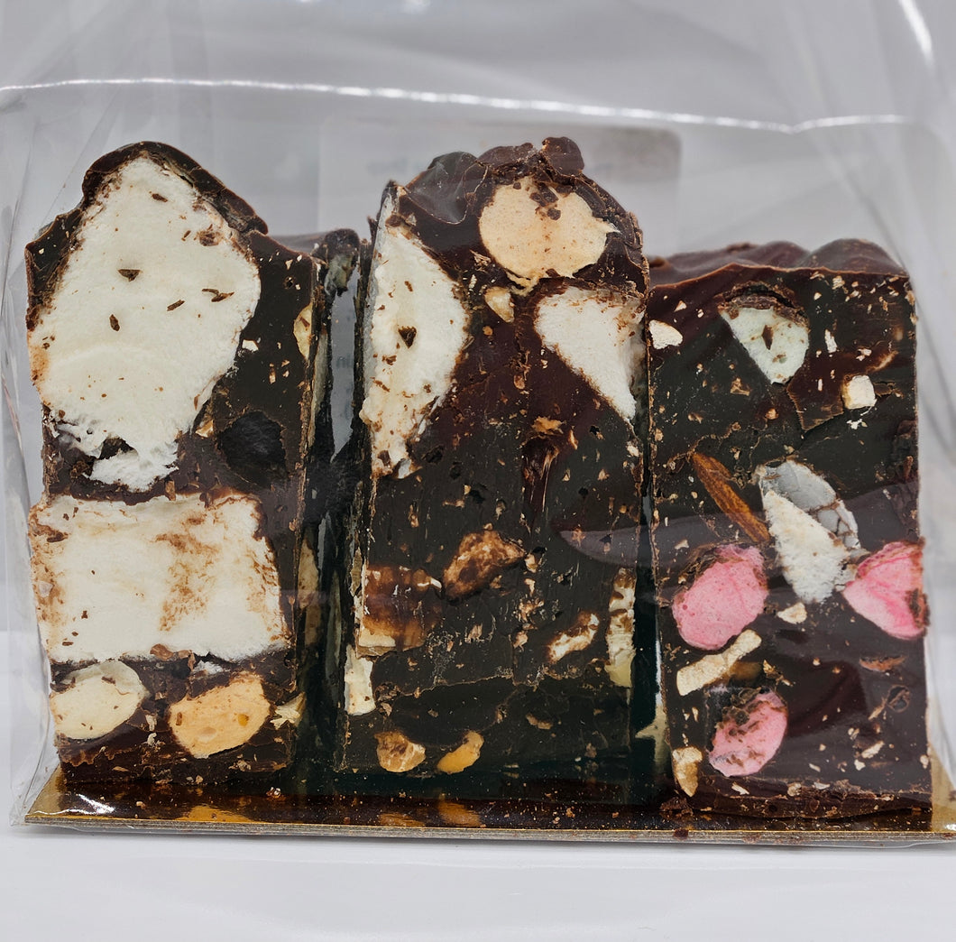 The Not Just Chocolate Shop Dark Chocolate Rocky Road