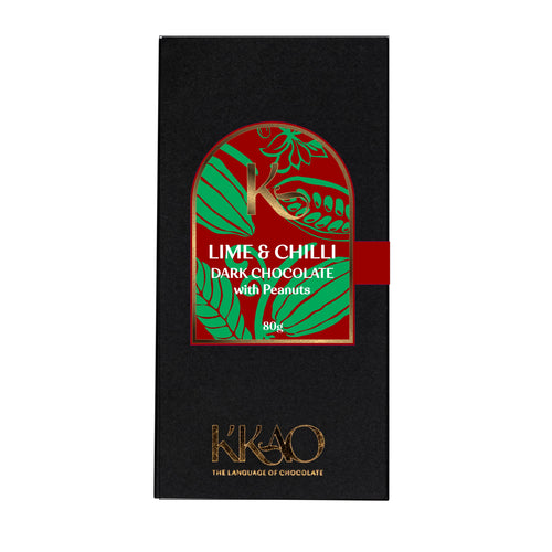 K'KAO PEANUT LIME CHILLI DARK CHOCOLATE